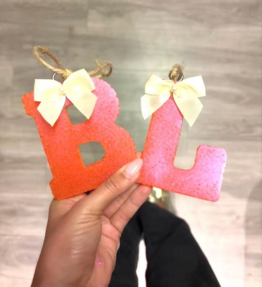 Letter + Bow Freshie