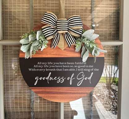 Goodness Of God Door Hanger